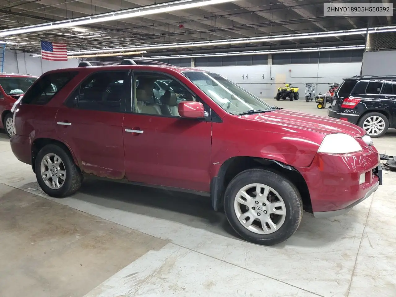 2005 Acura Mdx Touring VIN: 2HNYD18905H550392 Lot: 51966025