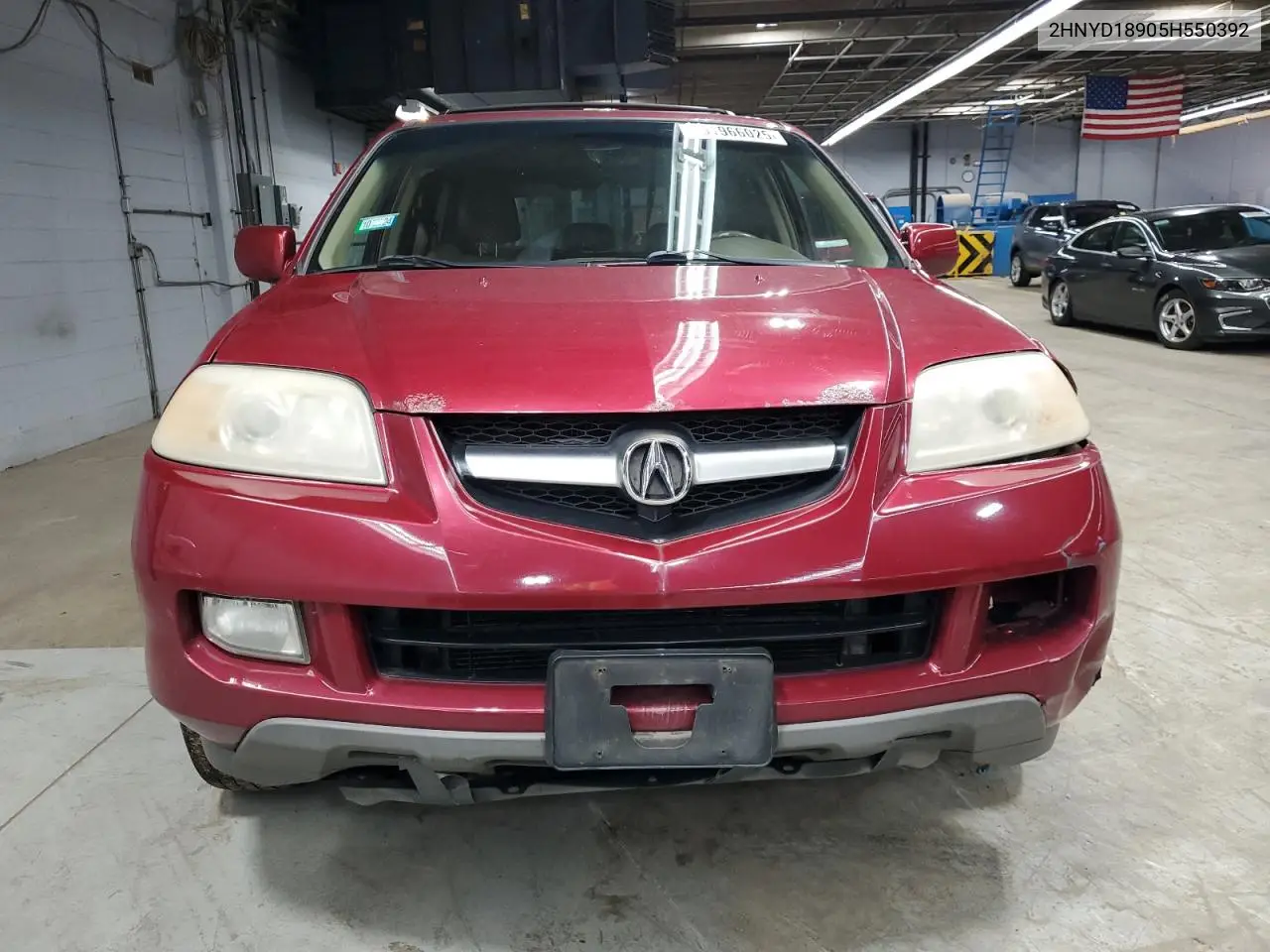2005 Acura Mdx Touring VIN: 2HNYD18905H550392 Lot: 51966025
