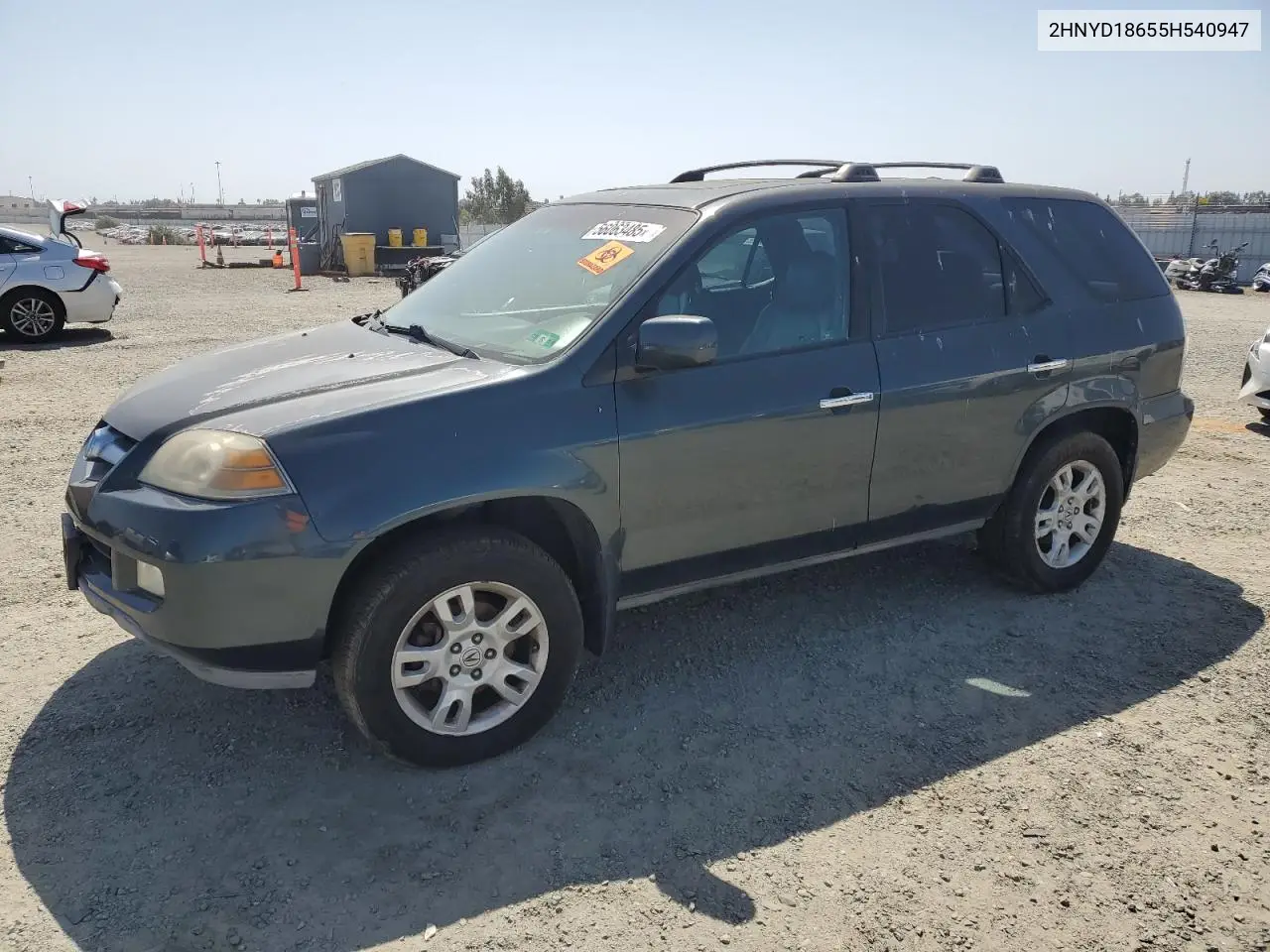 2005 Acura Mdx Touring VIN: 2HNYD18655H540947 Lot: 56063485