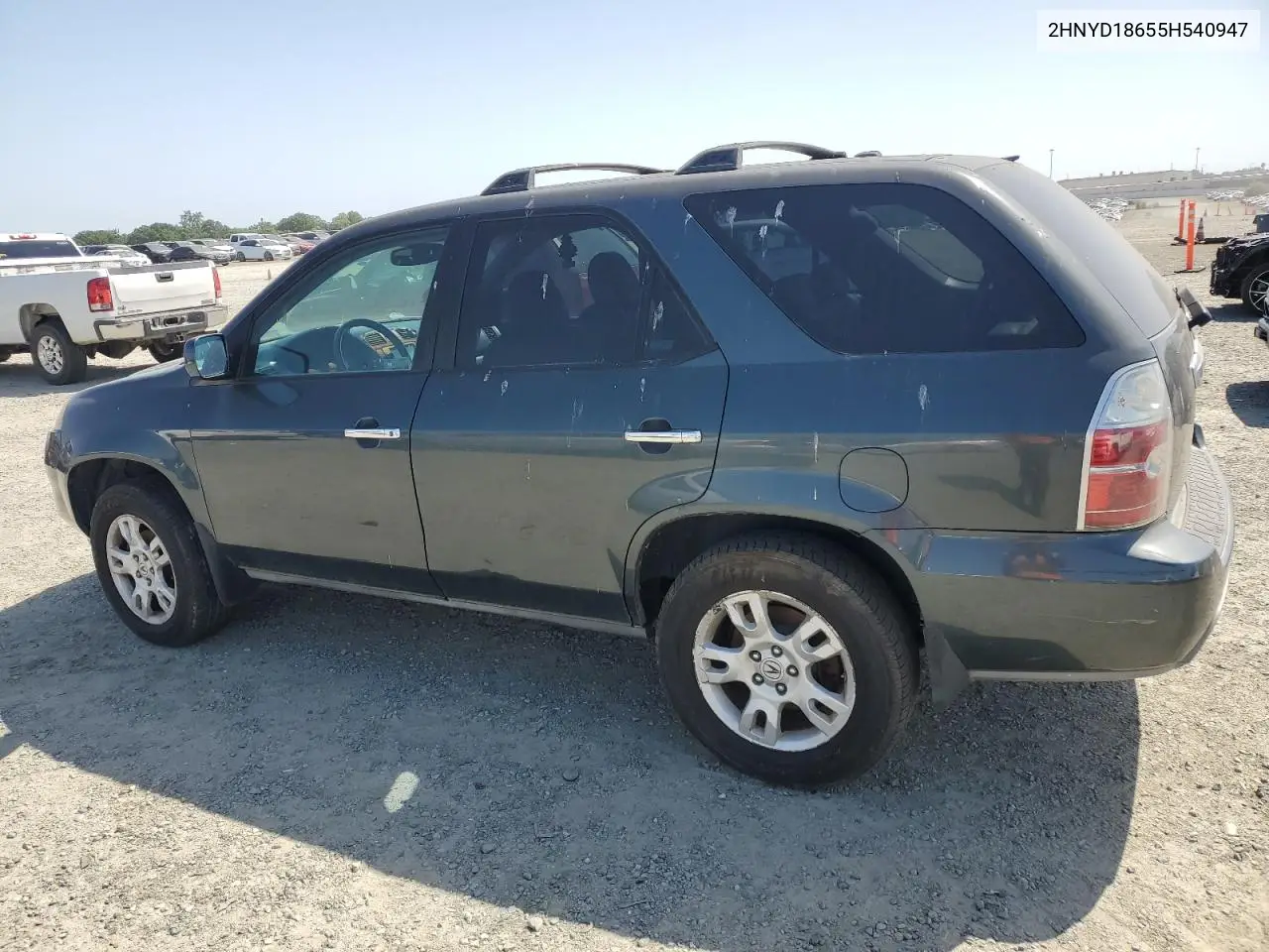 2005 Acura Mdx Touring VIN: 2HNYD18655H540947 Lot: 56063485