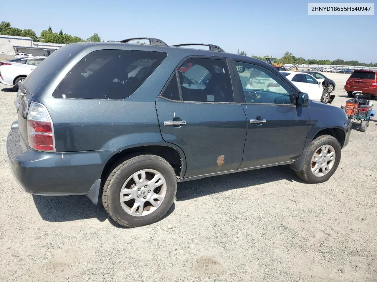 2005 Acura Mdx Touring VIN: 2HNYD18655H540947 Lot: 56063485