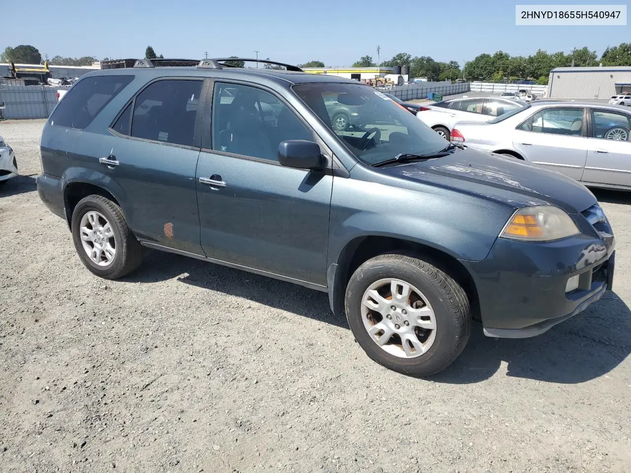 2005 Acura Mdx Touring VIN: 2HNYD18655H540947 Lot: 56063485