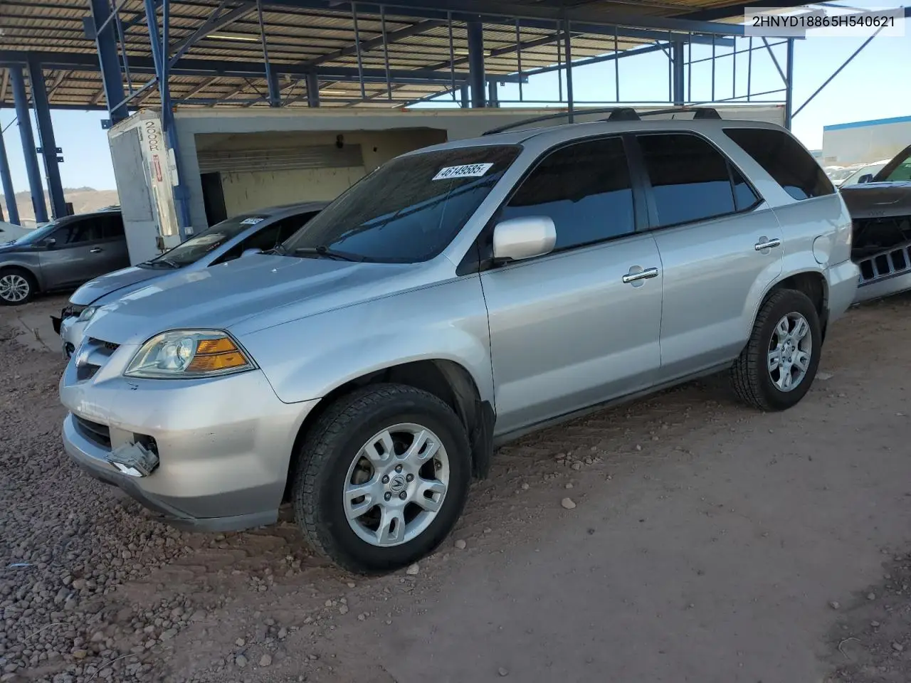 2005 Acura Mdx Touring VIN: 2HNYD18865H540621 Lot: 56944975