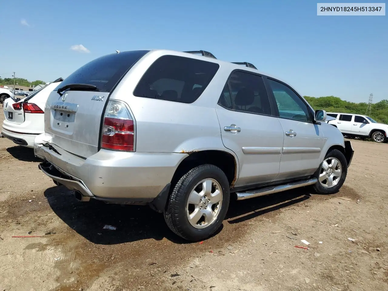 2005 Acura Mdx VIN: 2HNYD18245H513347 Lot: 58185235