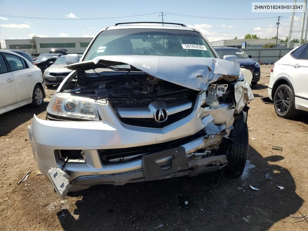 2005 Acura Mdx VIN: 2HNYD18245H513347 Lot: 58185235
