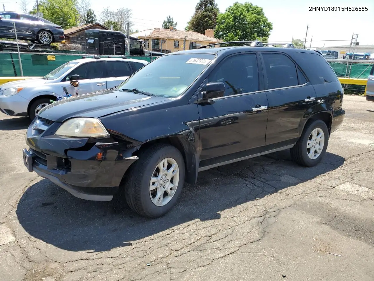 2005 Acura Mdx Touring VIN: 2HNYD18915H526585 Lot: 61642975