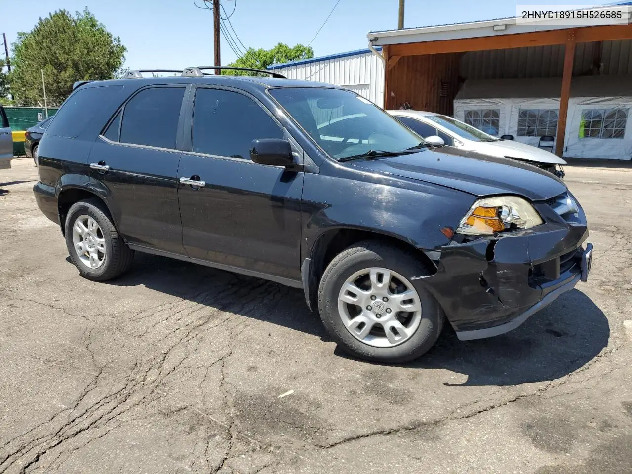2005 Acura Mdx Touring VIN: 2HNYD18915H526585 Lot: 61642975