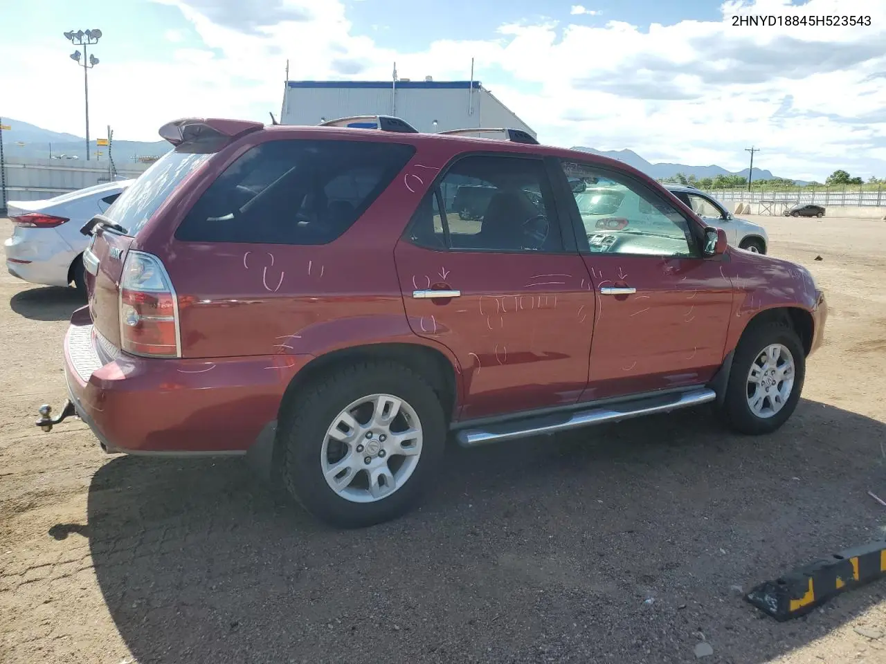 2005 Acura Mdx Touring VIN: 2HNYD18845H523543 Lot: 61679365