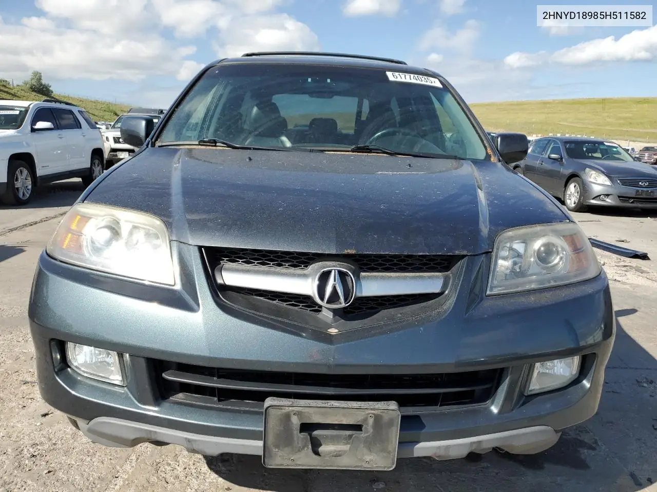 2005 Acura Mdx Touring VIN: 2HNYD18985H511582 Lot: 61774035