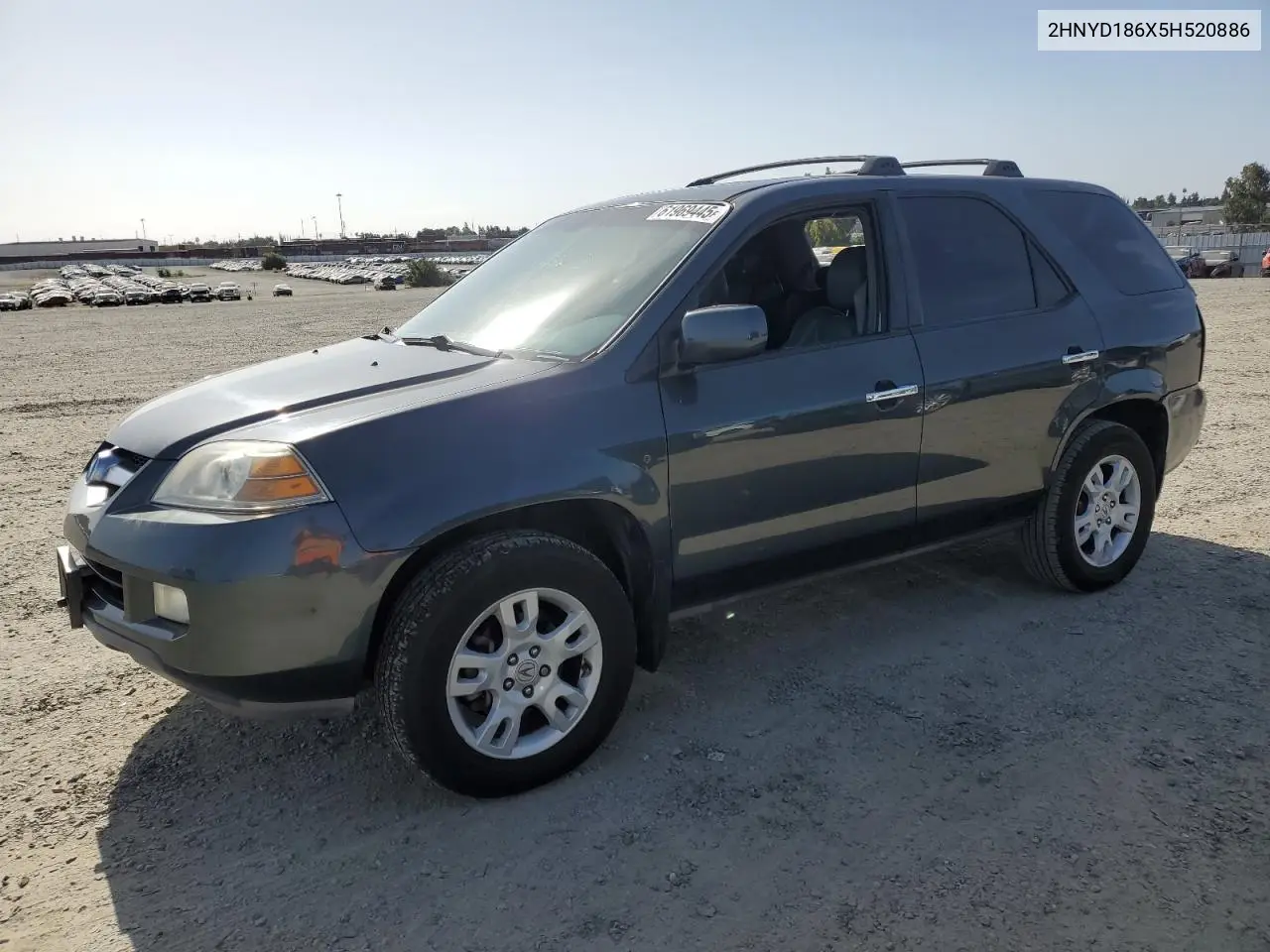2005 Acura Mdx Touring VIN: 2HNYD186X5H520886 Lot: 61969445