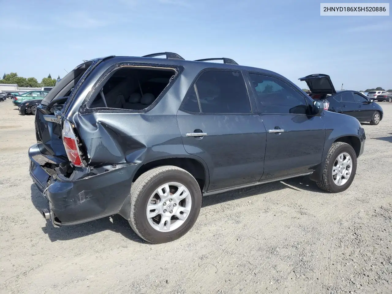 2005 Acura Mdx Touring VIN: 2HNYD186X5H520886 Lot: 61969445