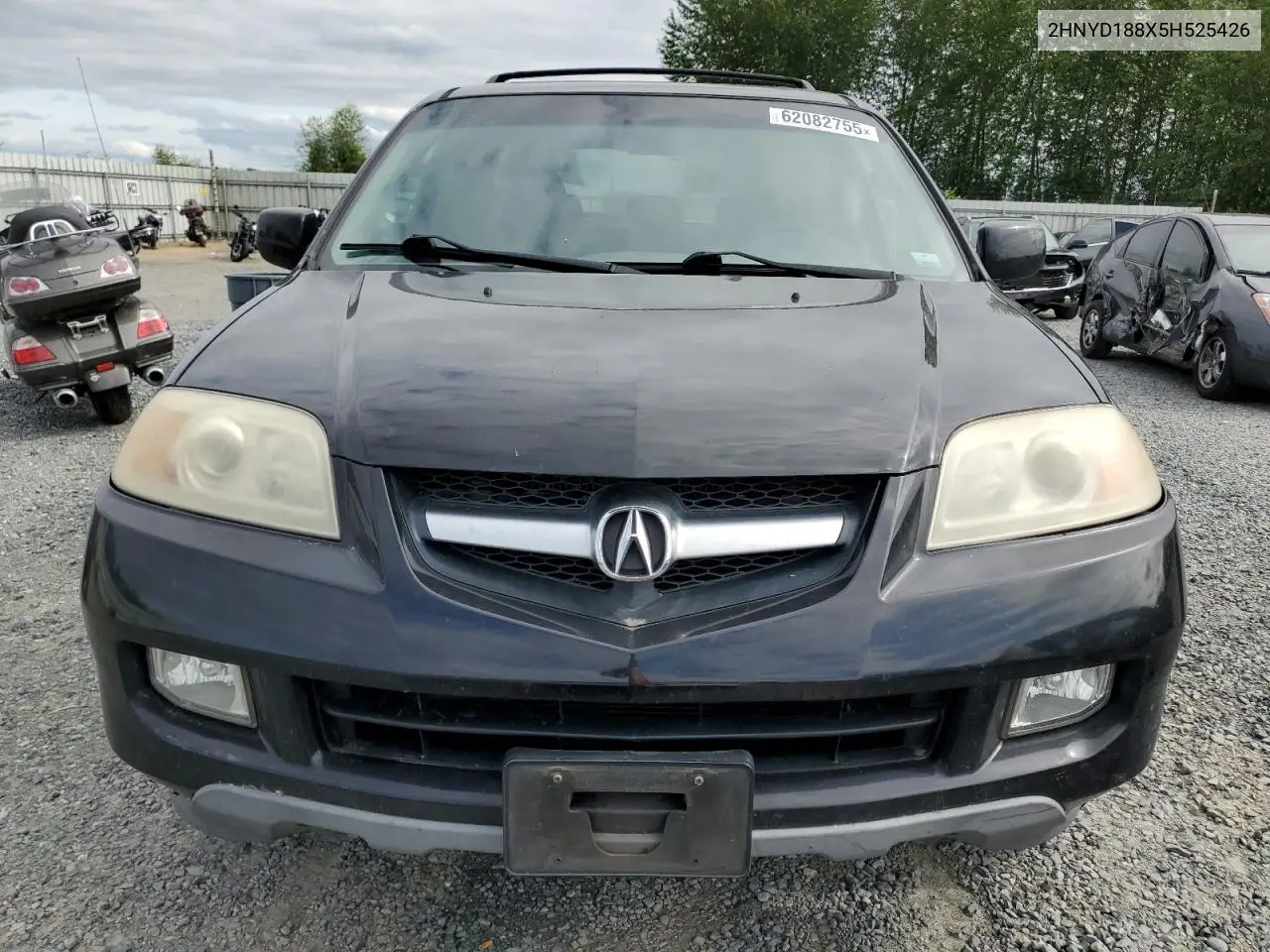 2005 Acura Mdx Touring VIN: 2HNYD188X5H525426 Lot: 62082755