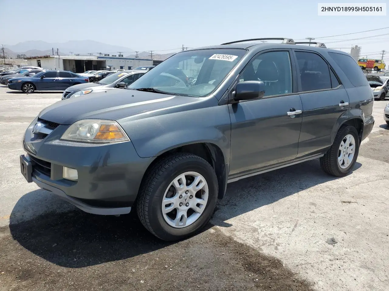 2005 Acura Mdx Touring VIN: 2HNYD18995H505161 Lot: 62426595