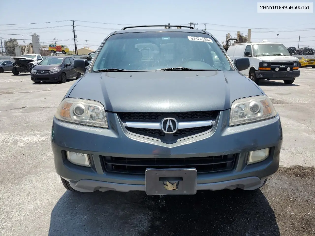 2005 Acura Mdx Touring VIN: 2HNYD18995H505161 Lot: 62426595