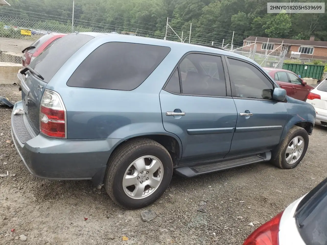 2005 Acura Mdx VIN: 2HNYD18205H539699 Lot: 62694425