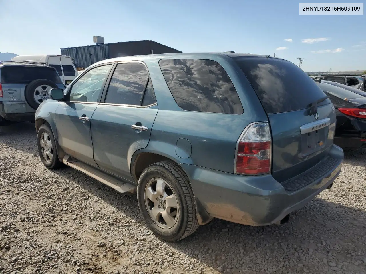 2005 Acura Mdx VIN: 2HNYD18215H509109 Lot: 62725605