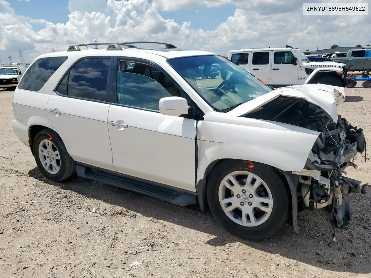 2005 Acura Mdx Touring VIN: 2HNYD18895H549622 Lot: 62836115