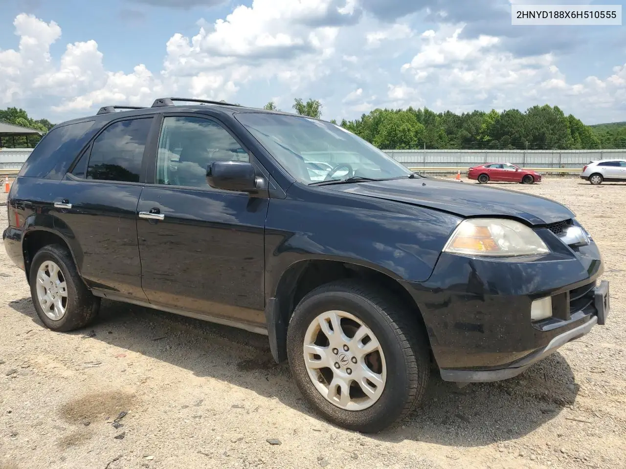 2006 Acura Mdx Touring VIN: 2HNYD188X6H510555 Lot: 62169915