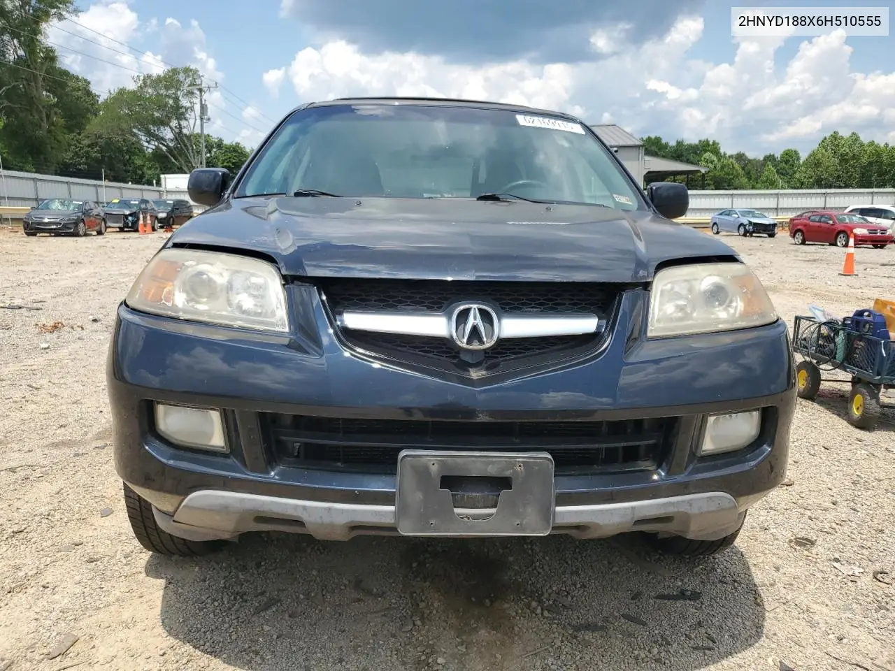 2006 Acura Mdx Touring VIN: 2HNYD188X6H510555 Lot: 62169915
