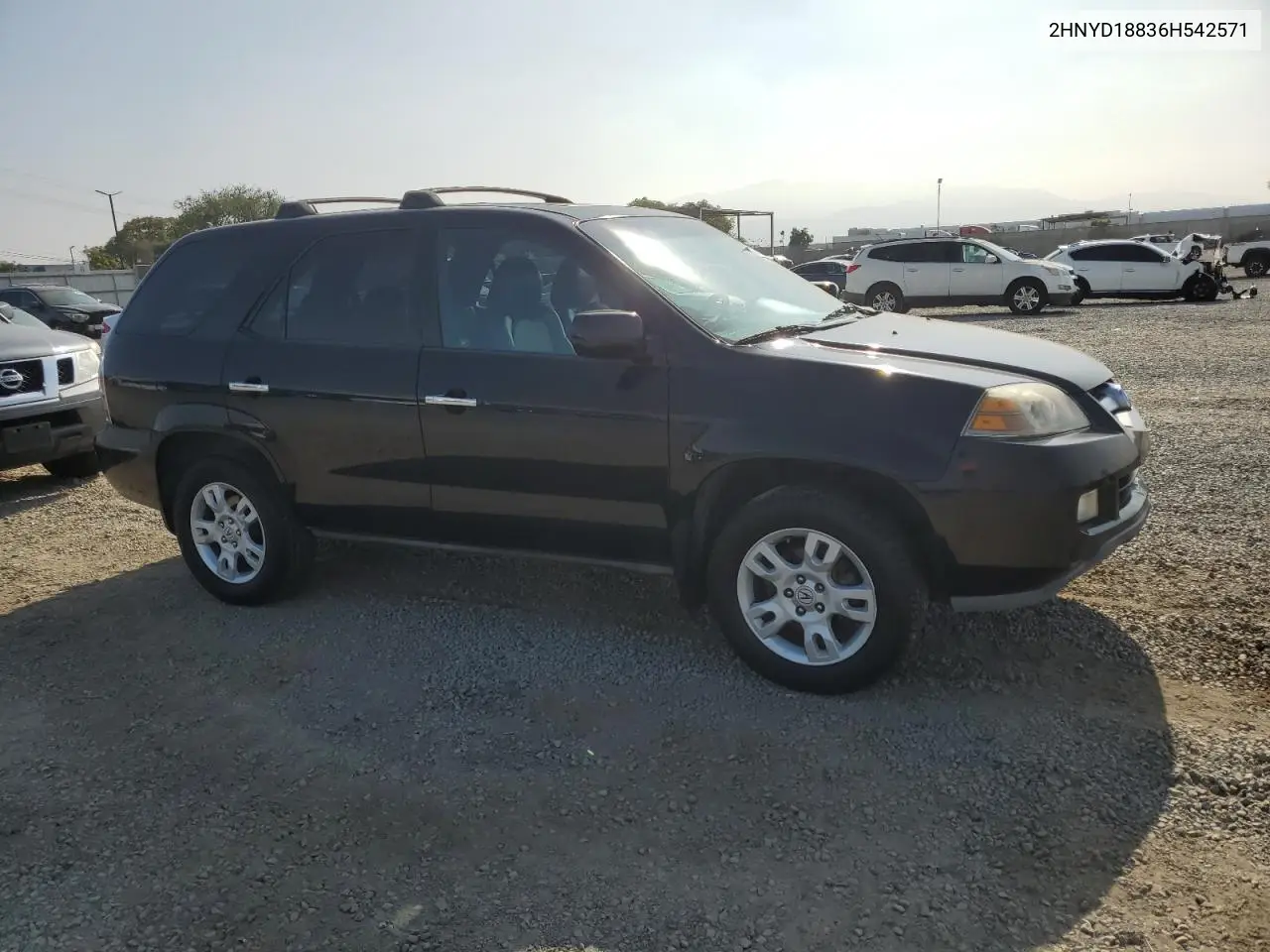 2006 Acura Mdx Touring VIN: 2HNYD18836H542571 Lot: 63344875