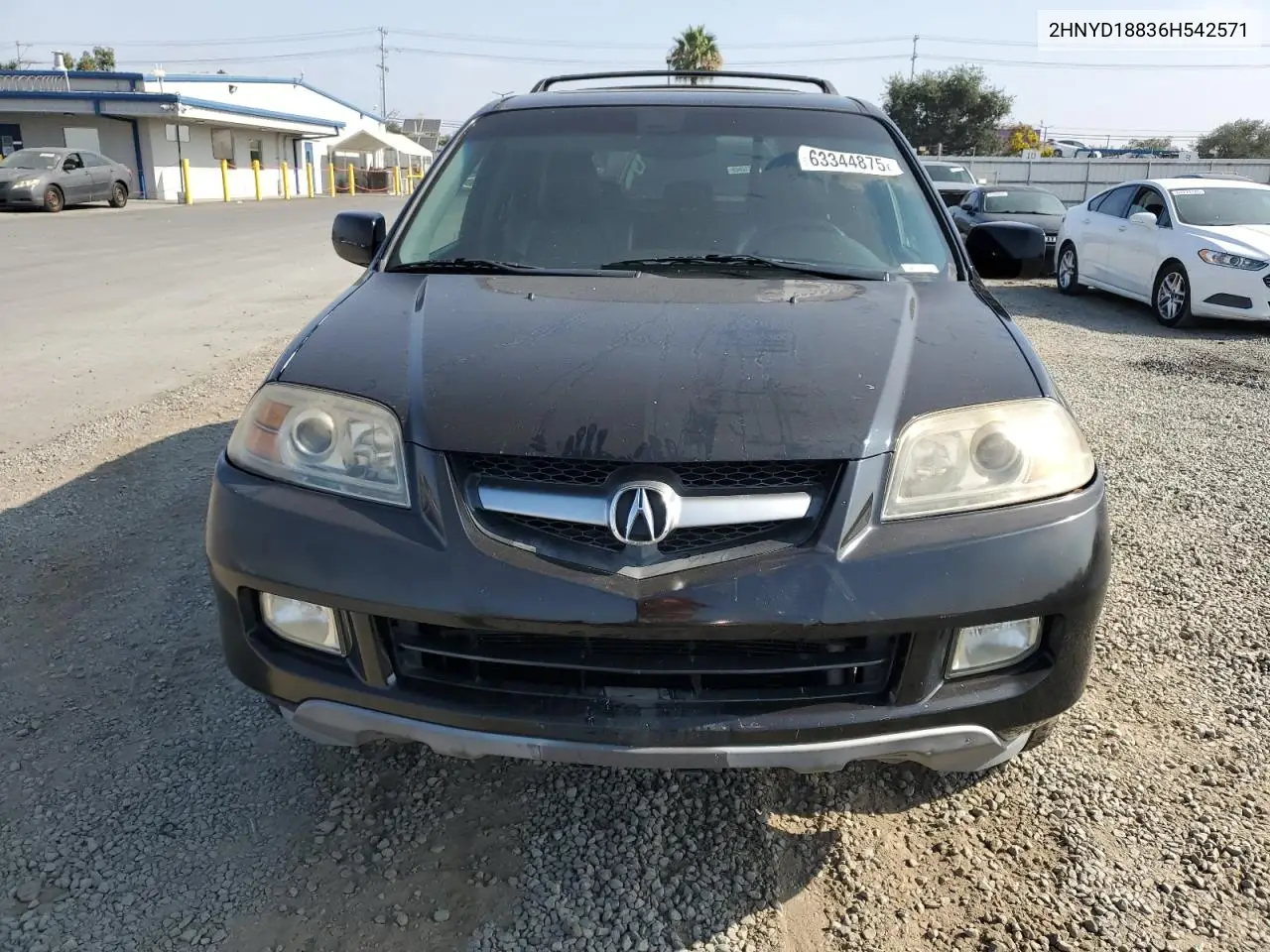 2006 Acura Mdx Touring VIN: 2HNYD18836H542571 Lot: 63344875