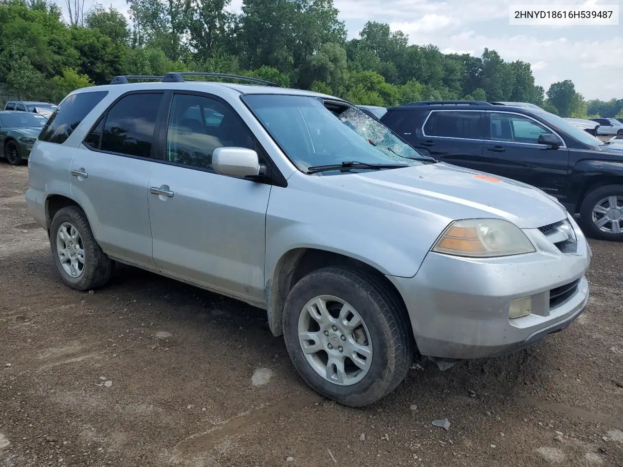 2006 Acura Mdx Touring VIN: 2HNYD18616H539487 Lot: 63457435