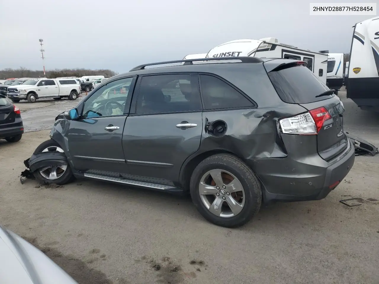 2007 Acura Mdx Sport VIN: 2HNYD28877H528454 Lot: 46060005
