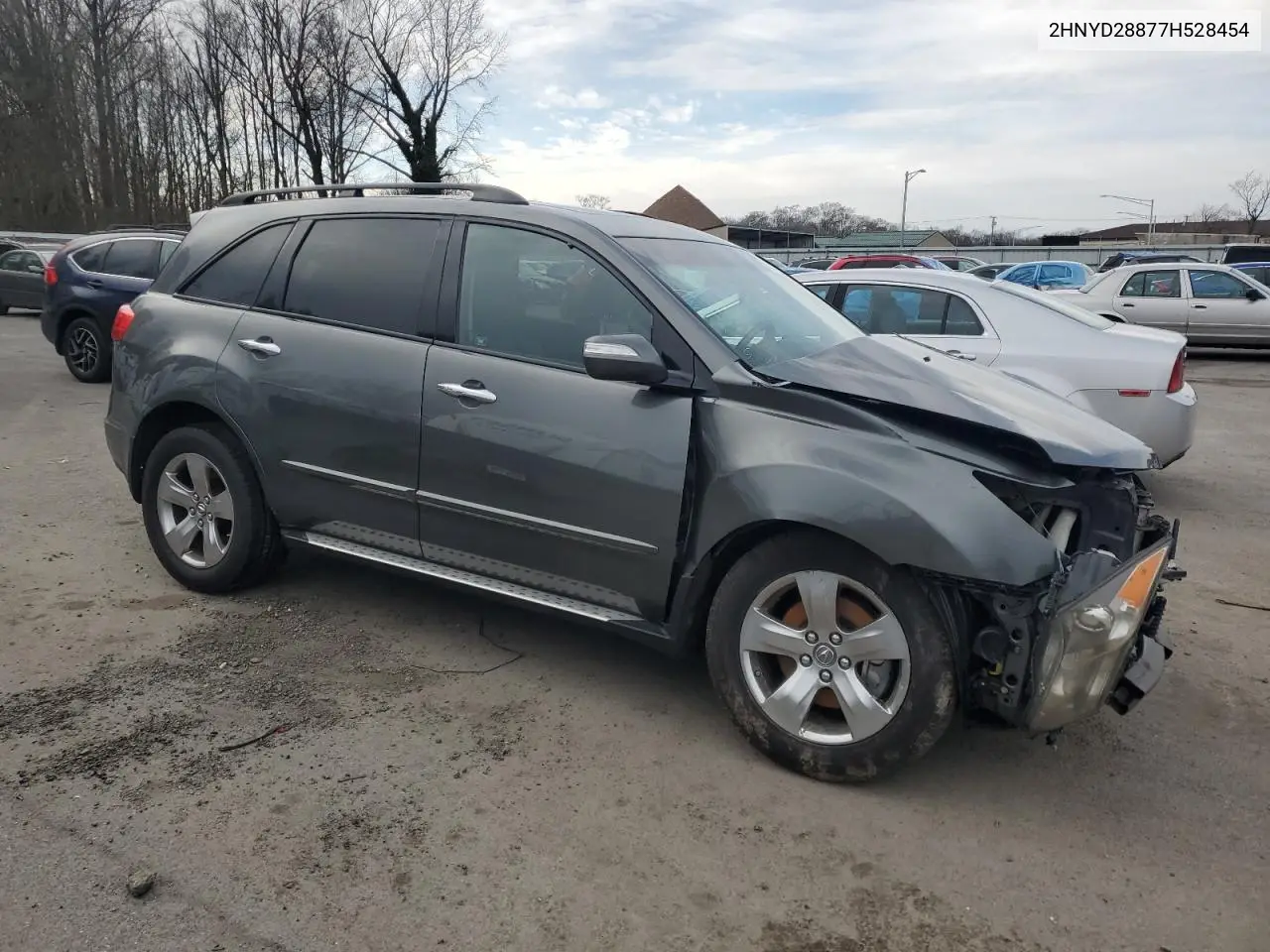 2007 Acura Mdx Sport VIN: 2HNYD28877H528454 Lot: 46060005
