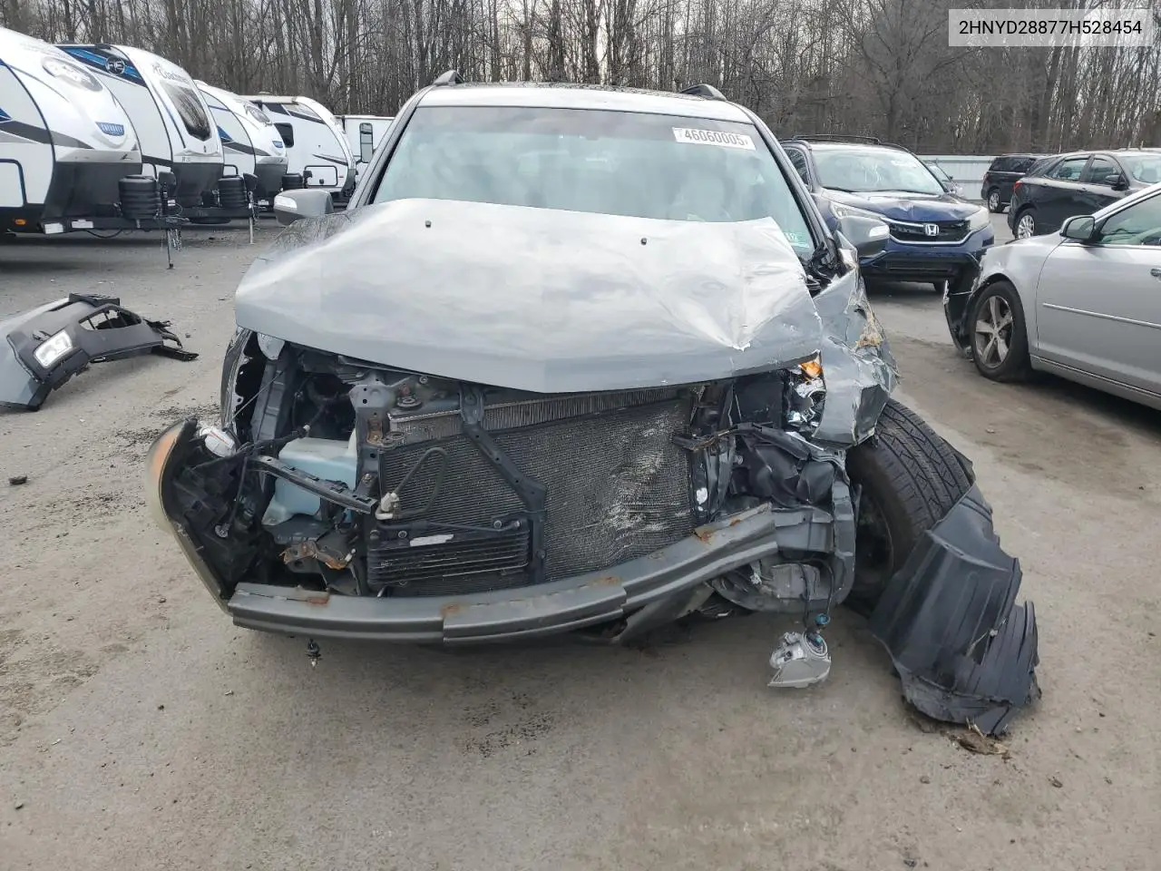 2007 Acura Mdx Sport VIN: 2HNYD28877H528454 Lot: 46060005
