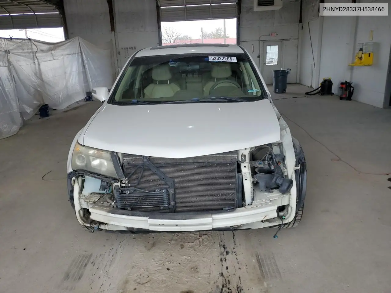 2007 Acura Mdx Technology VIN: 2HNYD28337H538466 Lot: 52322205