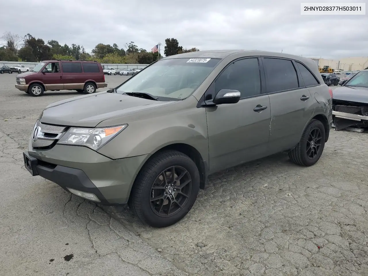 2007 Acura Mdx Technology VIN: 2HNYD28377H503011 Lot: 54323075
