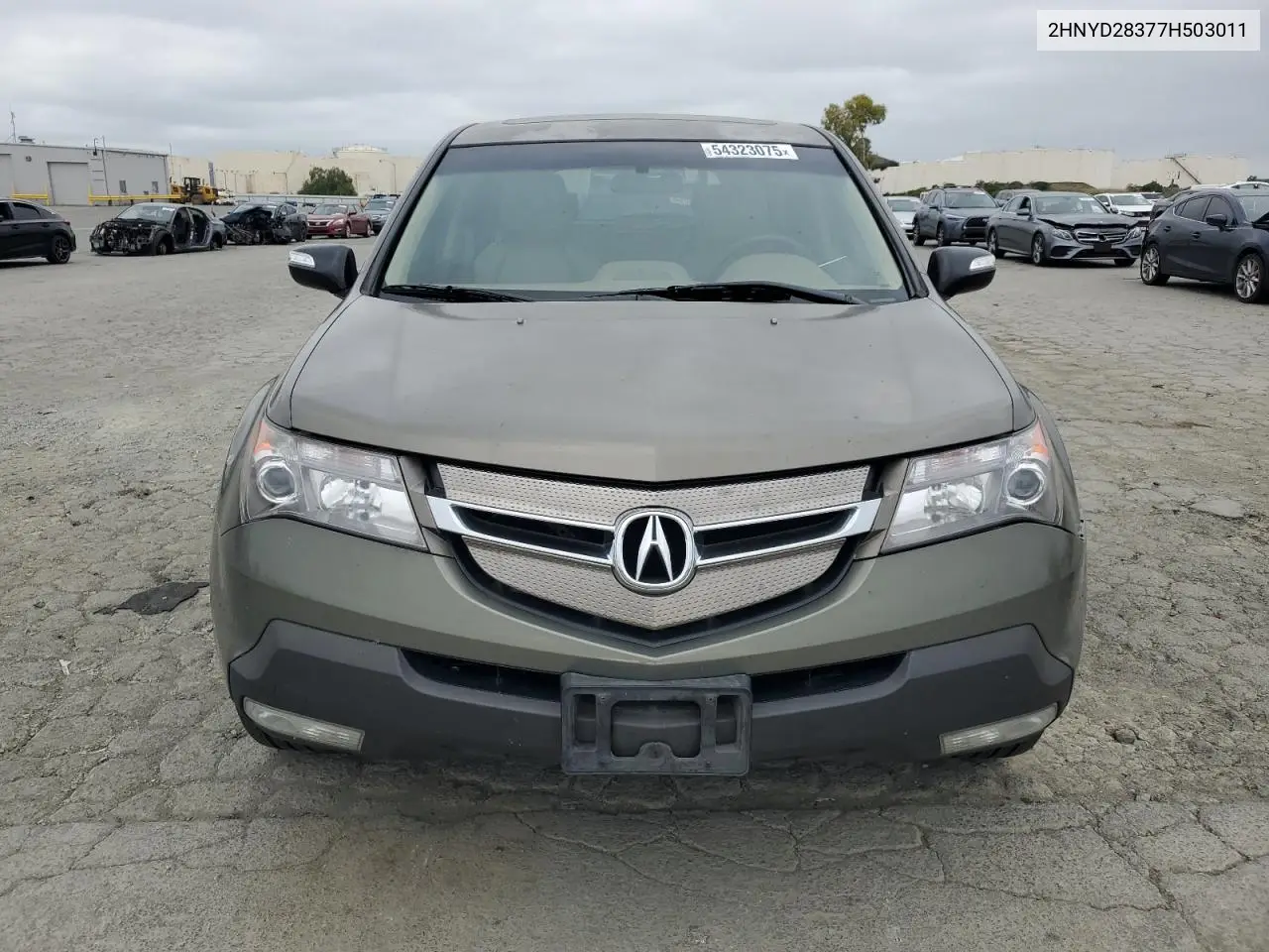 2007 Acura Mdx Technology VIN: 2HNYD28377H503011 Lot: 54323075