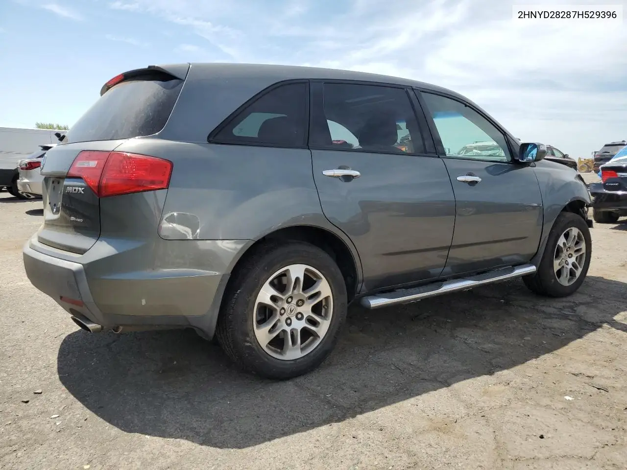 2007 Acura Mdx VIN: 2HNYD28287H529396 Lot: 54968065