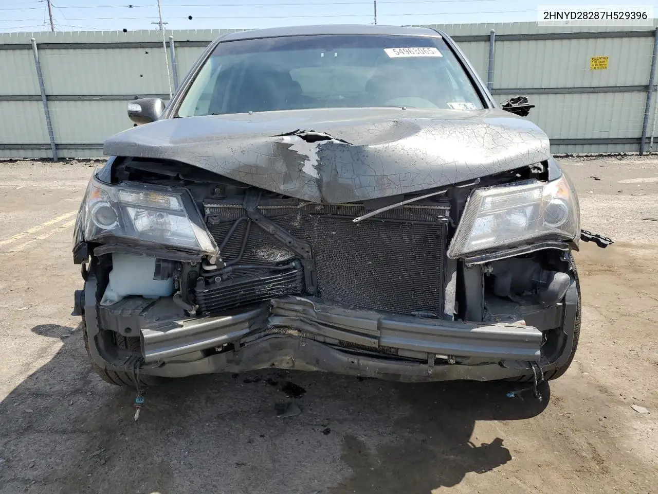 2007 Acura Mdx VIN: 2HNYD28287H529396 Lot: 54968065