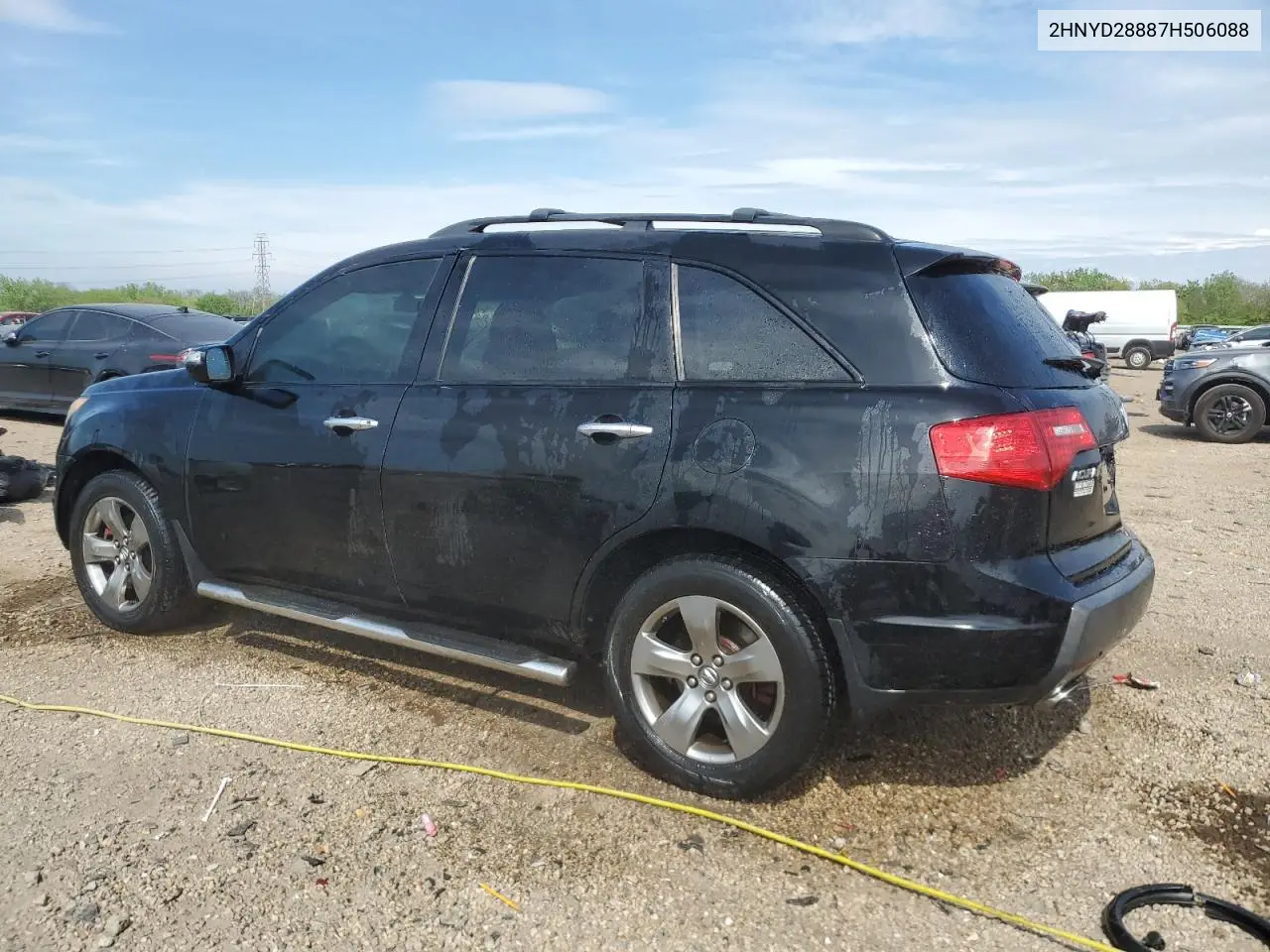 2007 Acura Mdx Sport VIN: 2HNYD28887H506088 Lot: 56247765