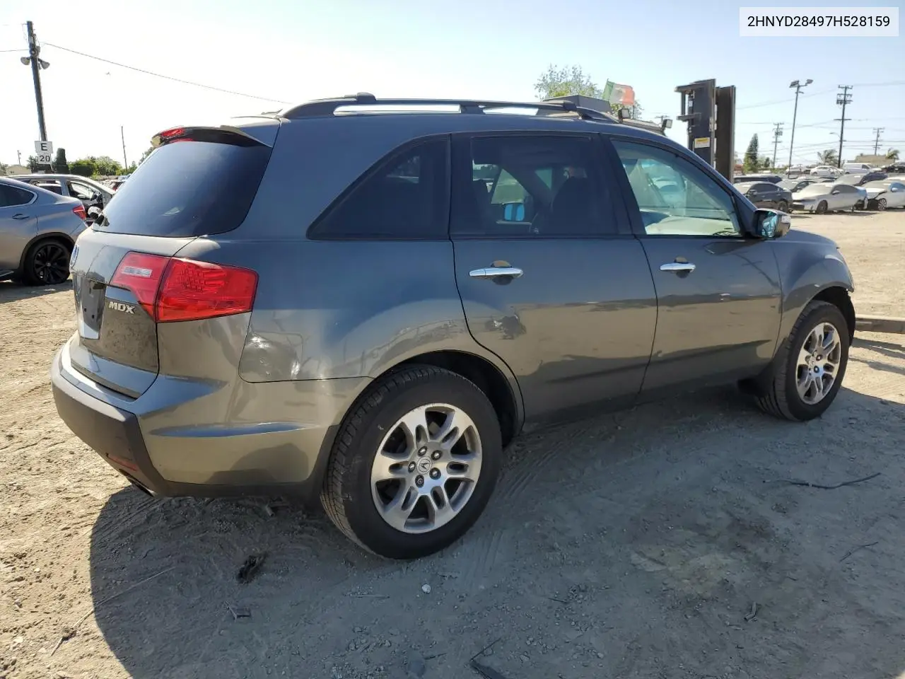 2007 Acura Mdx Technology VIN: 2HNYD28497H528159 Lot: 56538375