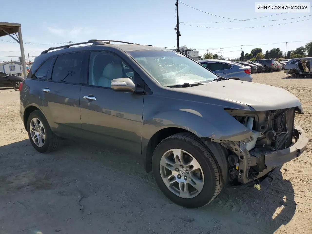 2007 Acura Mdx Technology VIN: 2HNYD28497H528159 Lot: 56538375