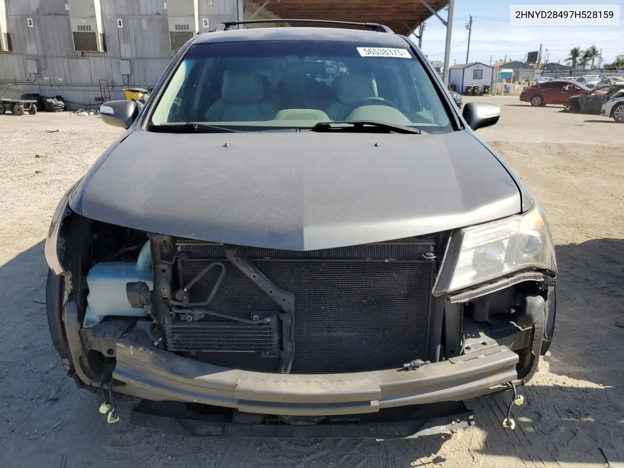 2007 Acura Mdx Technology VIN: 2HNYD28497H528159 Lot: 56538375