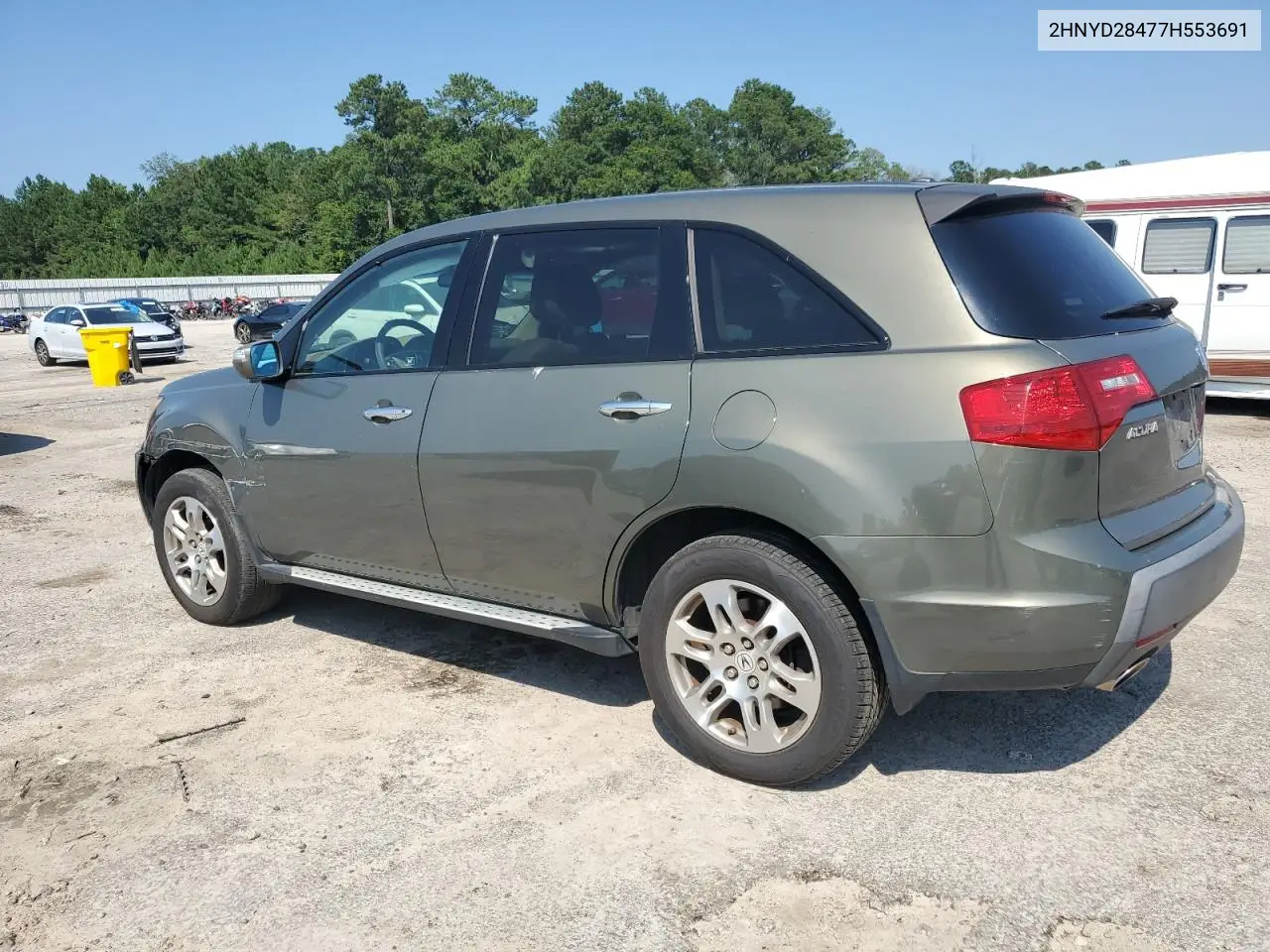 2007 Acura Mdx Technology VIN: 2HNYD28477H553691 Lot: 61972195
