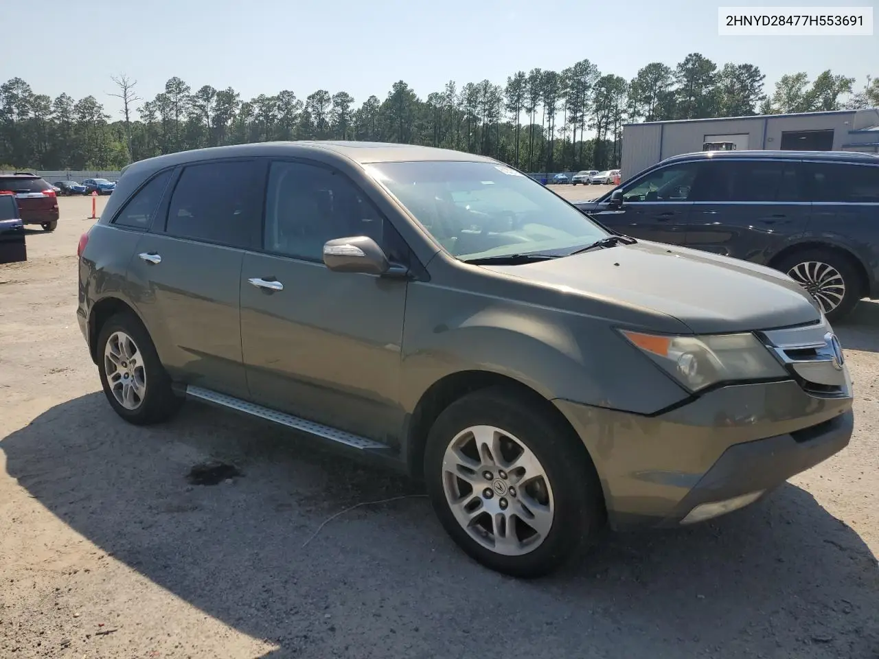 2007 Acura Mdx Technology VIN: 2HNYD28477H553691 Lot: 61972195