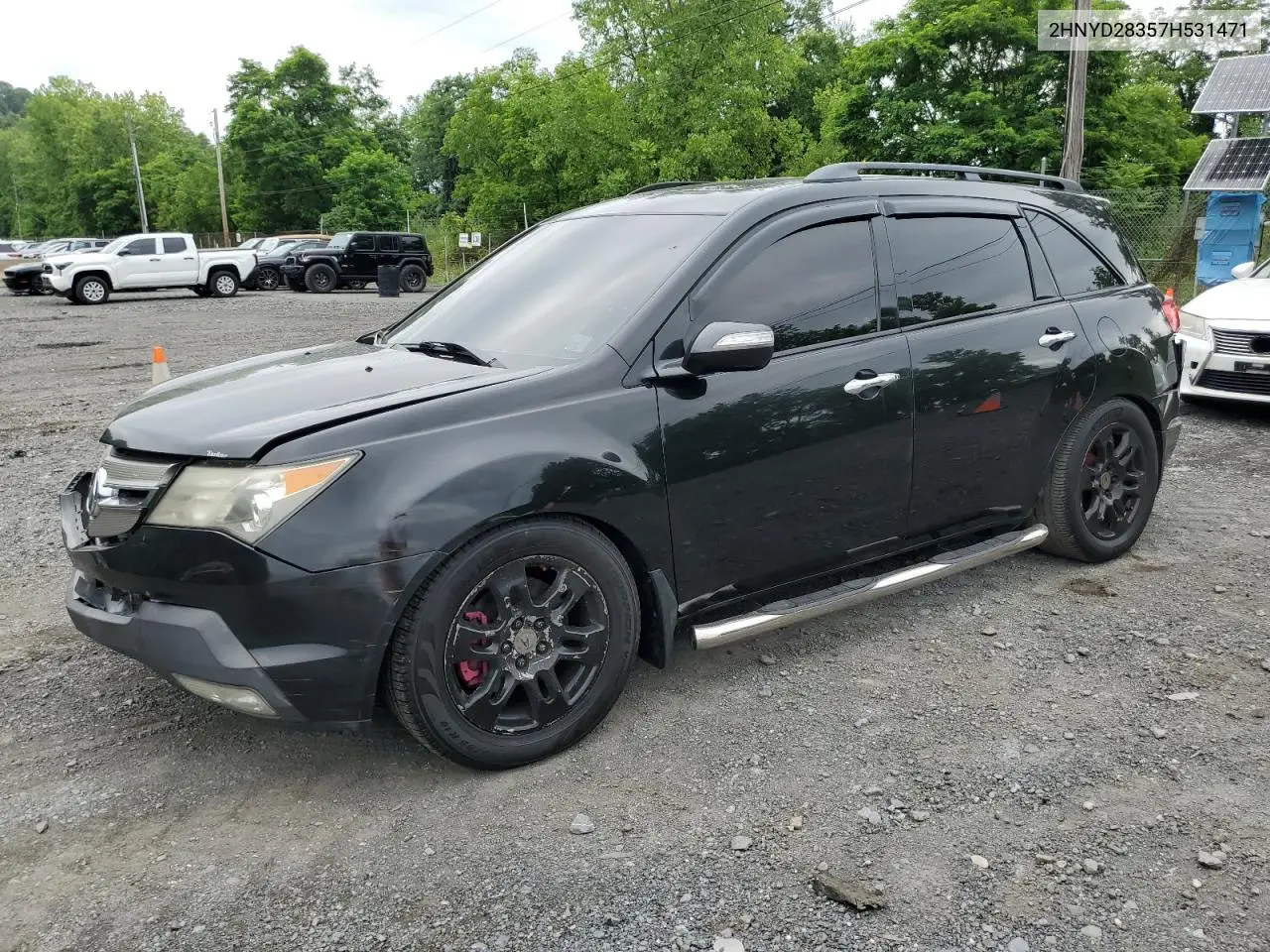 2007 Acura Mdx Technology VIN: 2HNYD28357H531471 Lot: 62690555