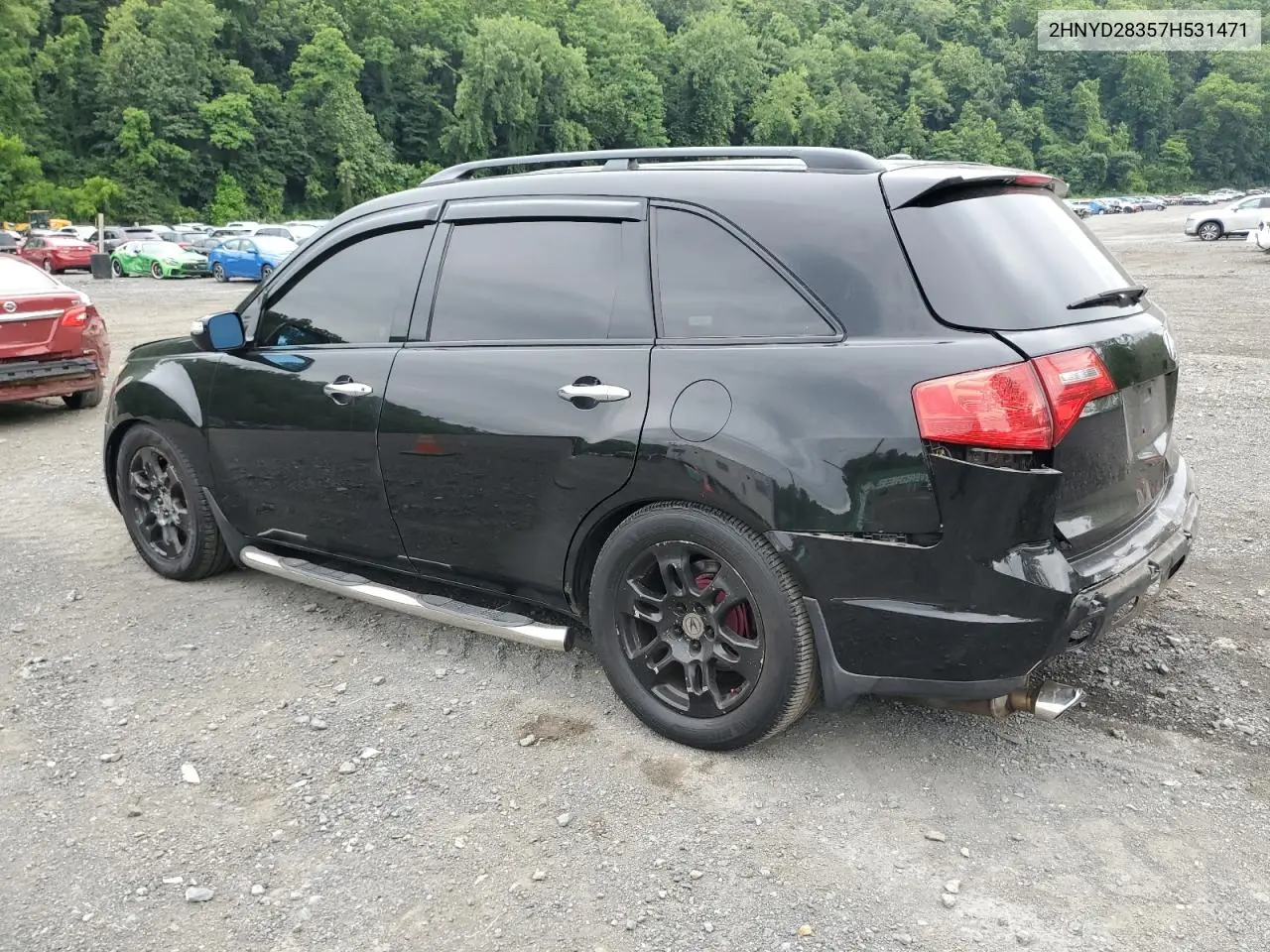 2007 Acura Mdx Technology VIN: 2HNYD28357H531471 Lot: 62690555