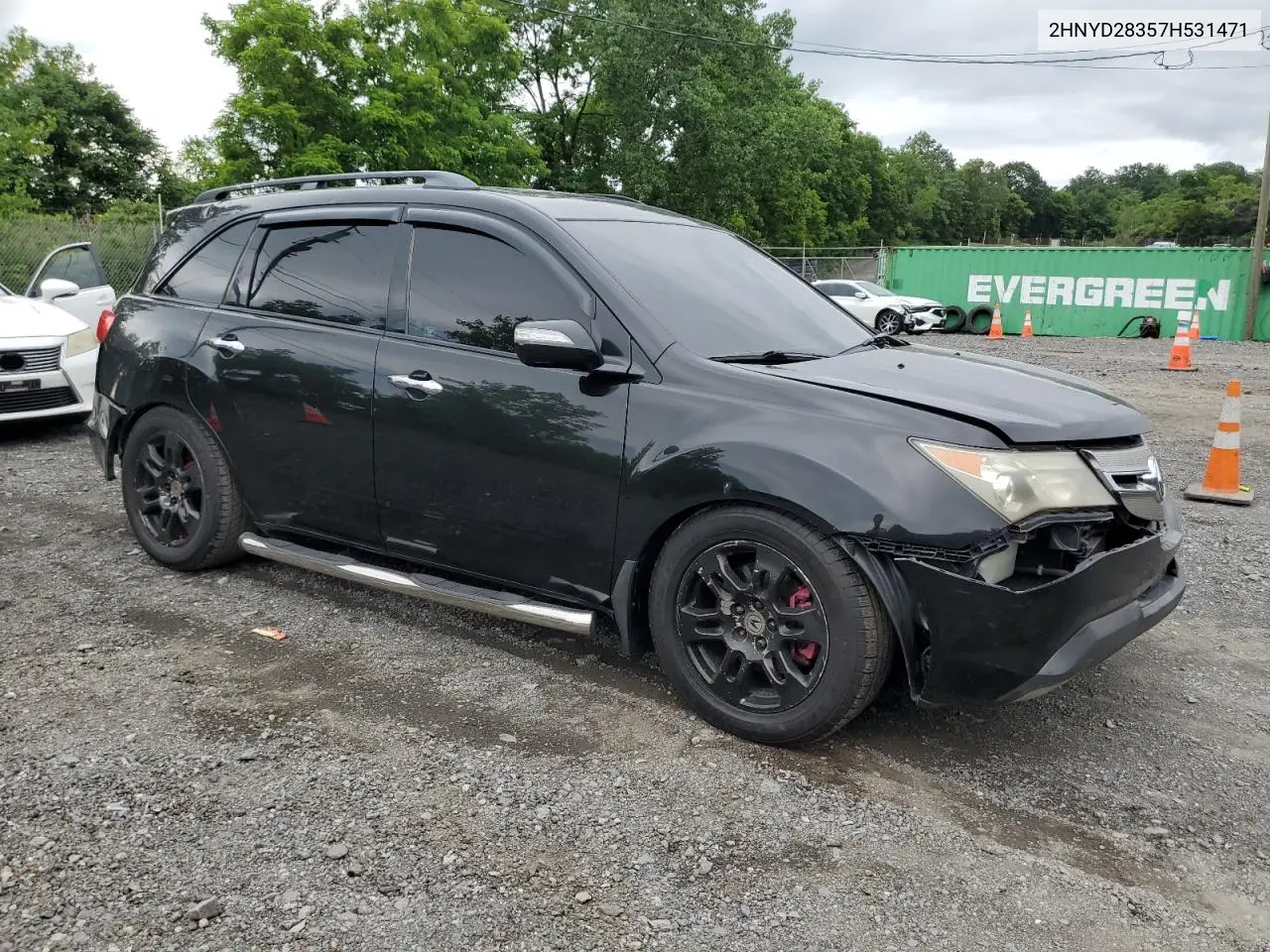 2007 Acura Mdx Technology VIN: 2HNYD28357H531471 Lot: 62690555