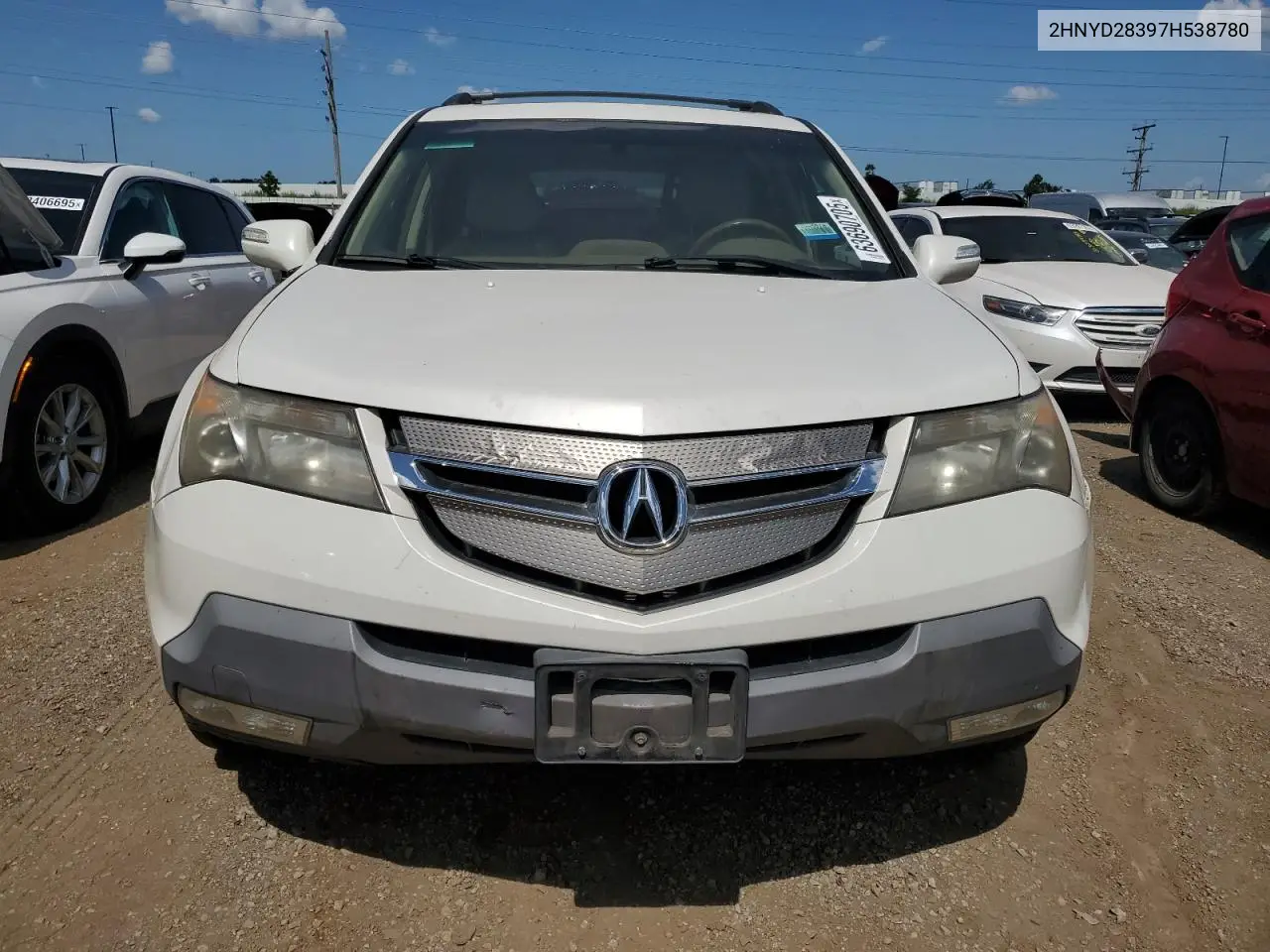 2007 Acura Mdx Technology VIN: 2HNYD28397H538780 Lot: 63690705