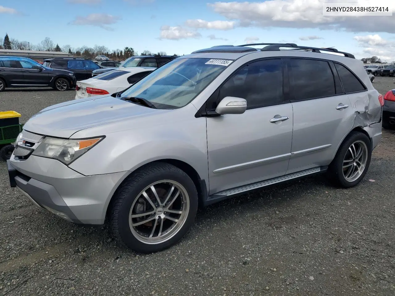 2008 Acura Mdx Technology VIN: 2HNYD28438H527414 Lot: 44111155