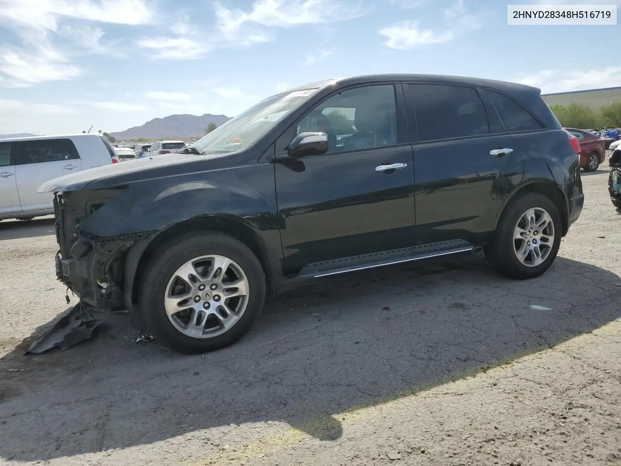 2008 Acura Mdx Technology VIN: 2HNYD28348H516719 Lot: 53001685