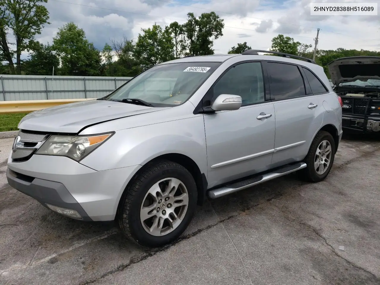 2008 Acura Mdx Technology VIN: 2HNYD28388H516089 Lot: 56492795