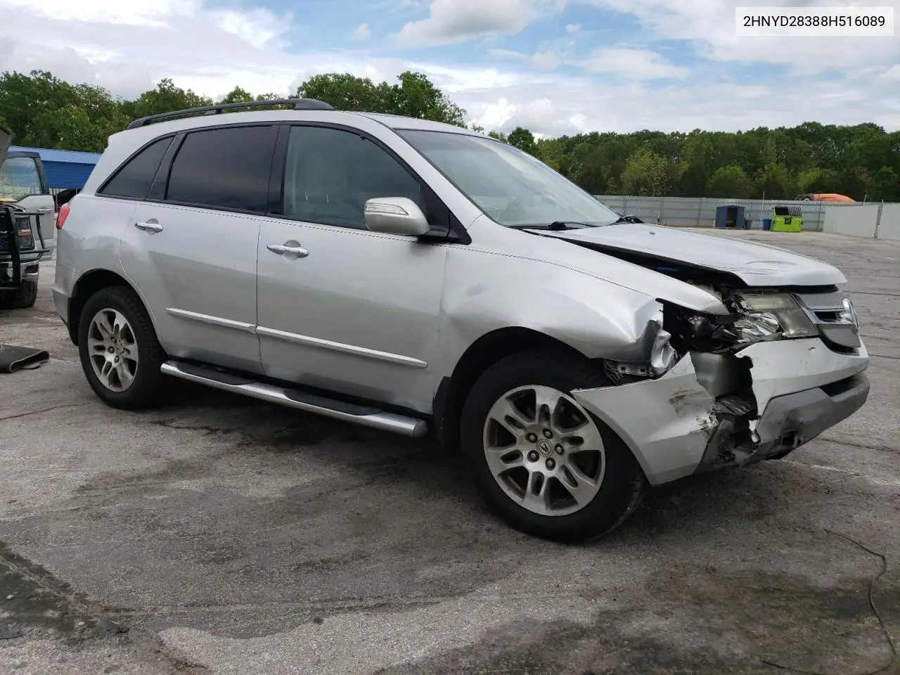 2008 Acura Mdx Technology VIN: 2HNYD28388H516089 Lot: 56492795