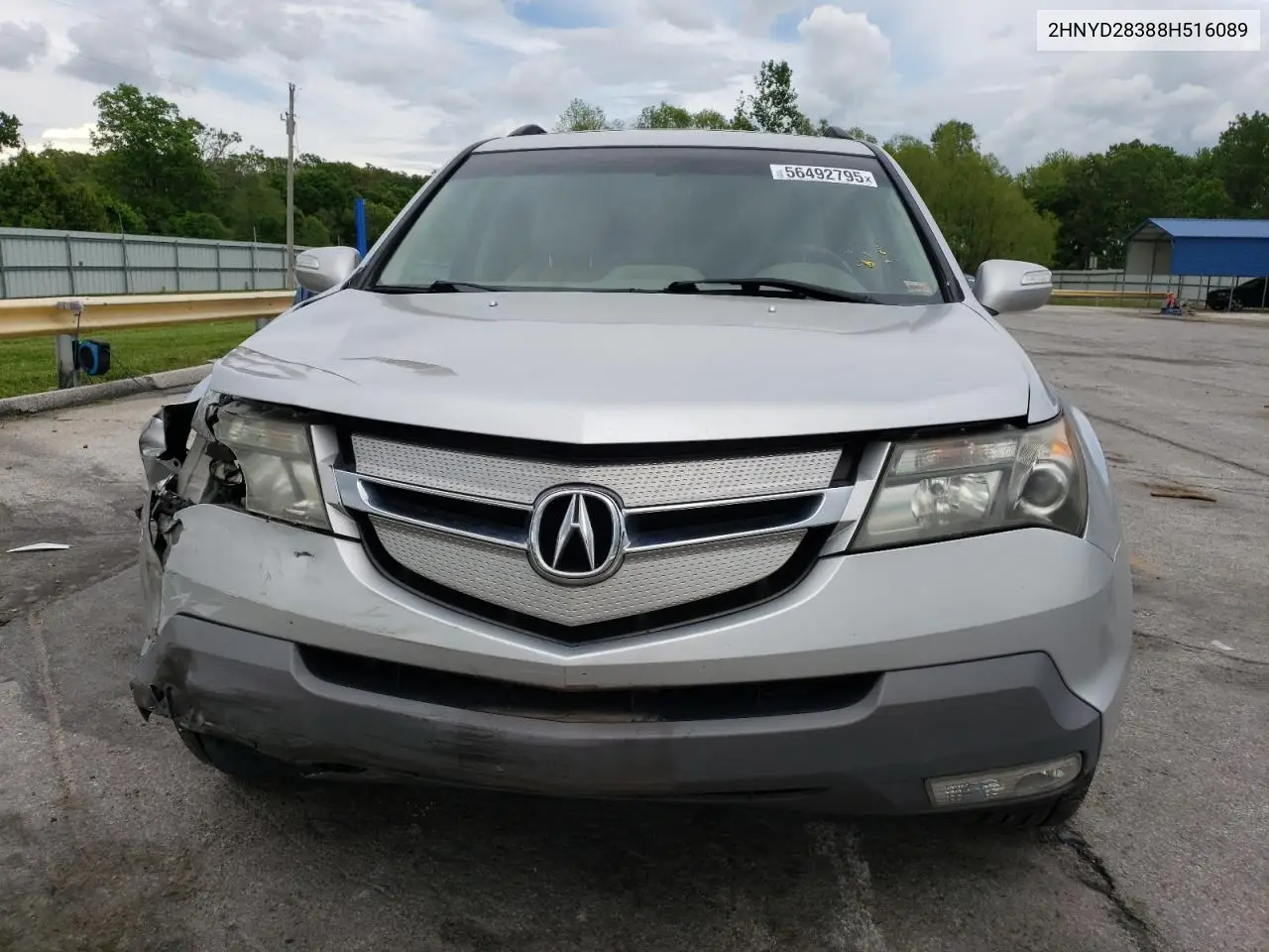 2008 Acura Mdx Technology VIN: 2HNYD28388H516089 Lot: 56492795