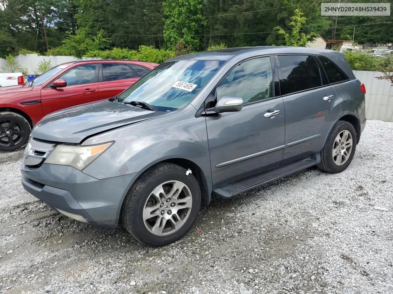 2008 Acura Mdx VIN: 2HNYD28248H539439 Lot: 56574695